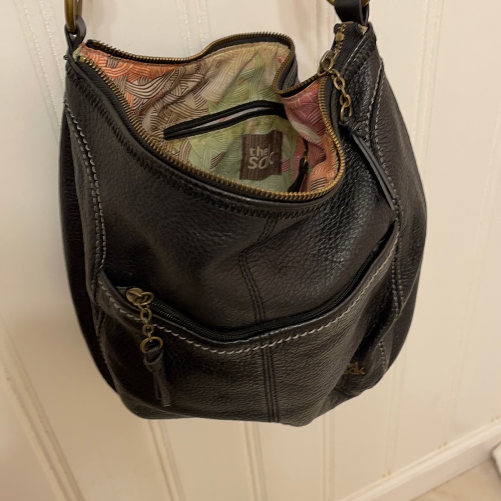 The Sak leather purse - black